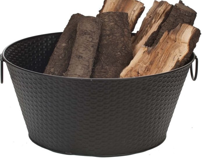 22" Powder Coat Log Bucket