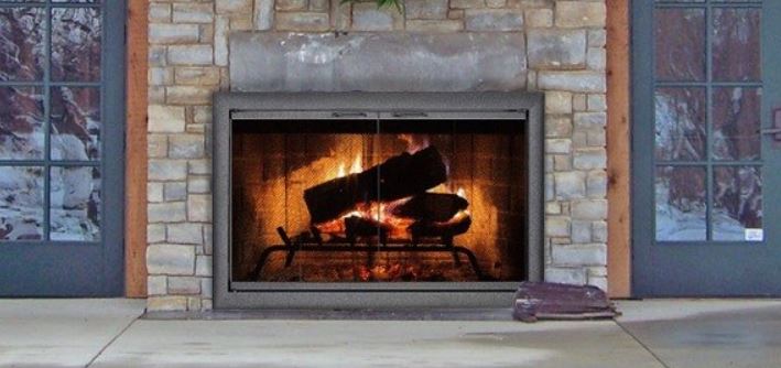 Brookfield Outdoor Masonry Fireplace Door