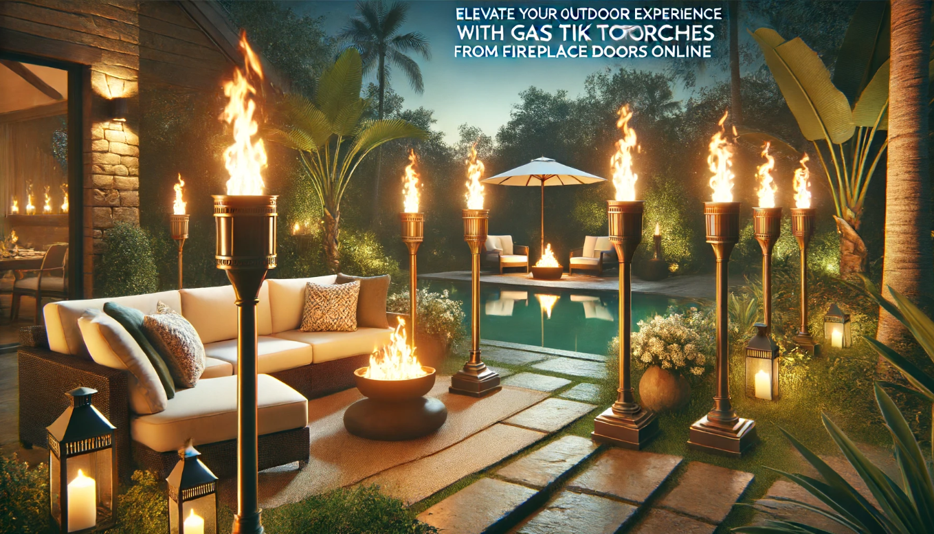 Buy Gas Tiki Torches From Fireplace Doors Online