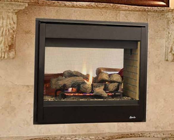 Superior BRT40ST Radiant 40" See Through B-Vent Fireplace