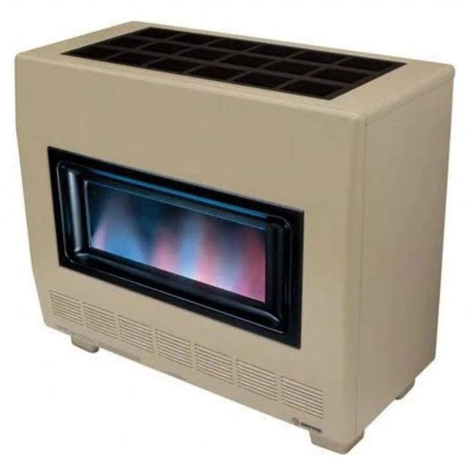 Liquid Propane Visual Flame Room Heater - 50k BTU