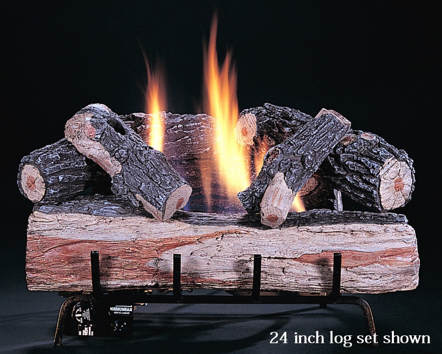 18 4-bar Steel Fireplace Log Grate, Single Gas Burner