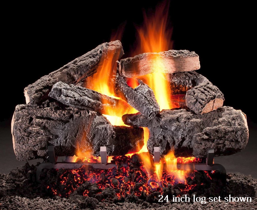 Heatilator Fireside Realwood 24 Refractory Cement Gas Log Set