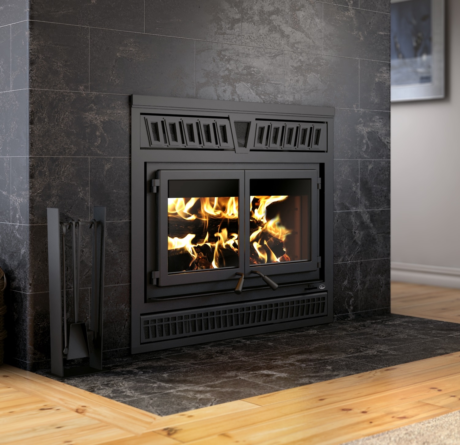 Valcourt Classic Molded Brick Panels for Waterloo High-Efficiency Wood – US  Fireplace Store