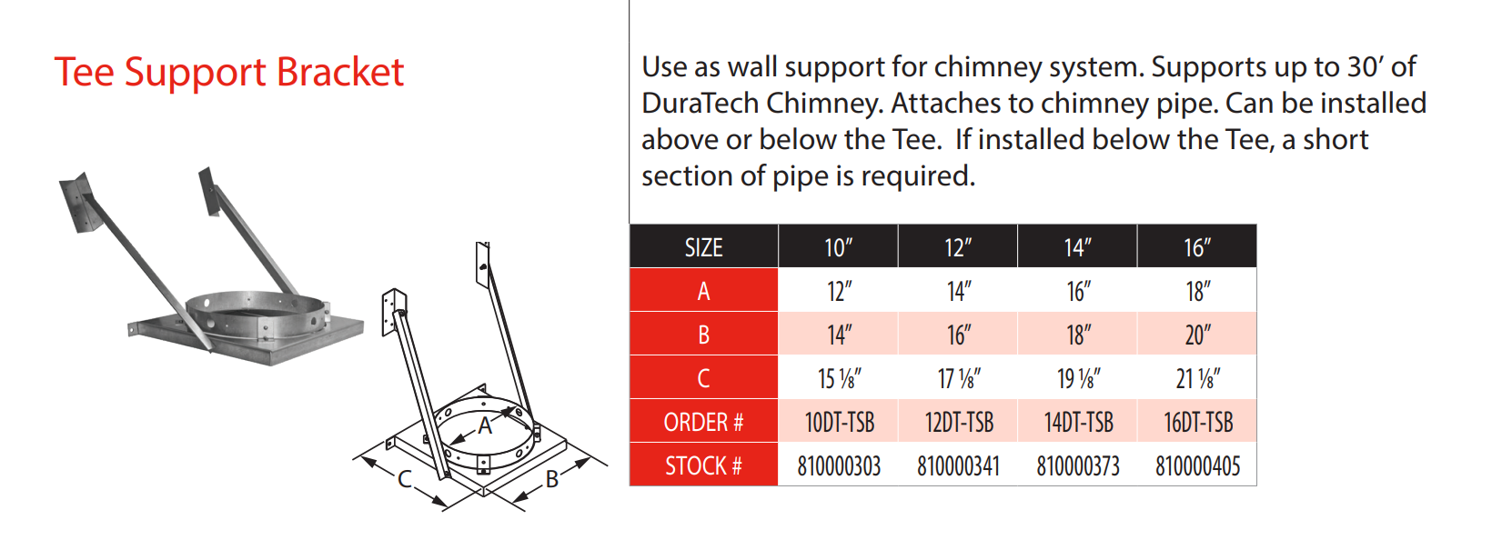 DuraVent 14DT-24 14-inch DuraTech 24-Inch Galvalume Chimney Pipe
