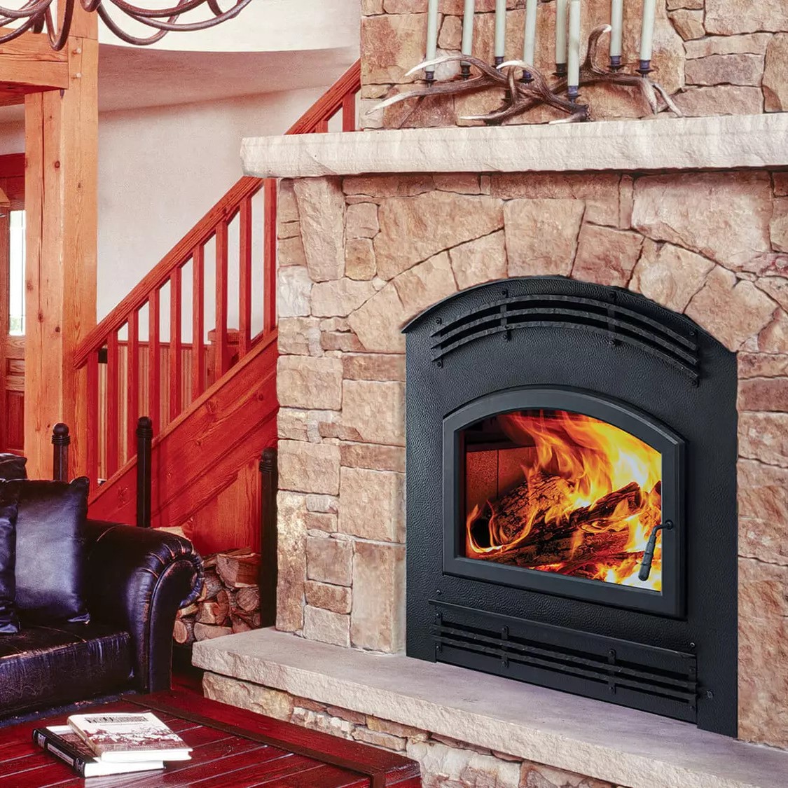 Pioneer III Wood Burning Fireplace | Majestic Pioneer-III