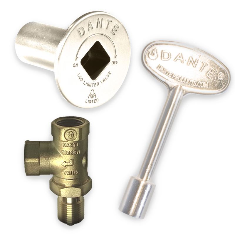 Shut Off Valve Kit Dante Satin Nickel Angled Quarter Turn