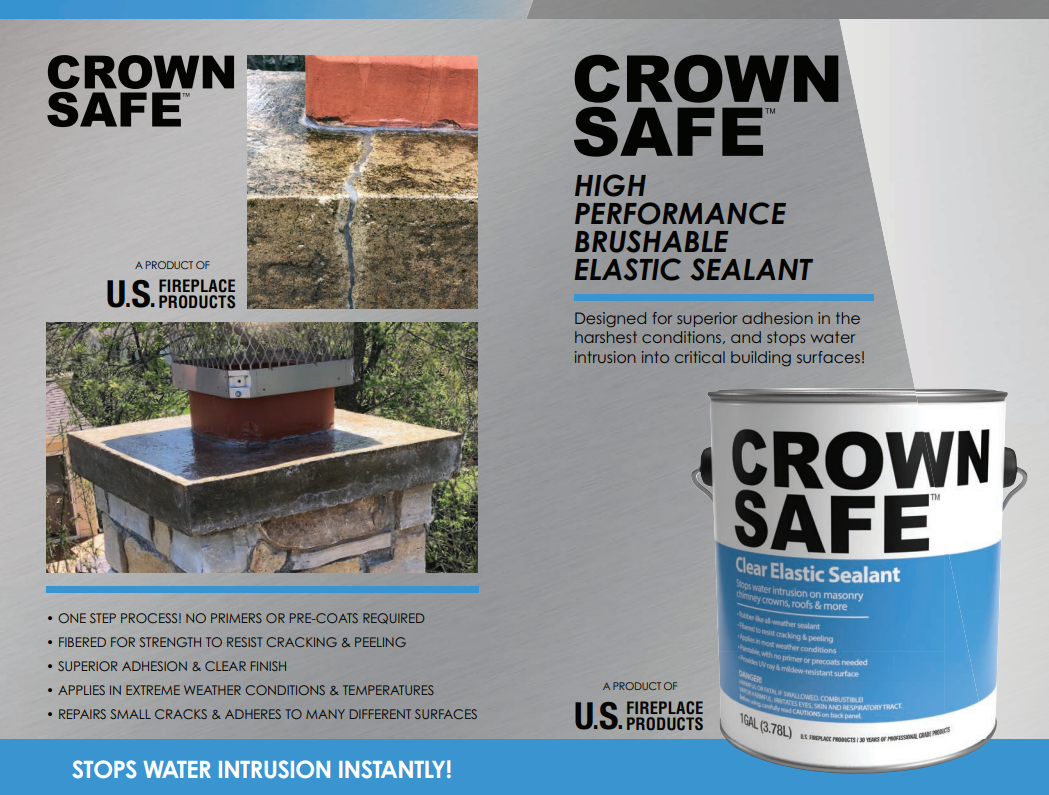 Crown Safe - 1 Gallon - Brushable Chimney Crown Repair | Superior Water ...