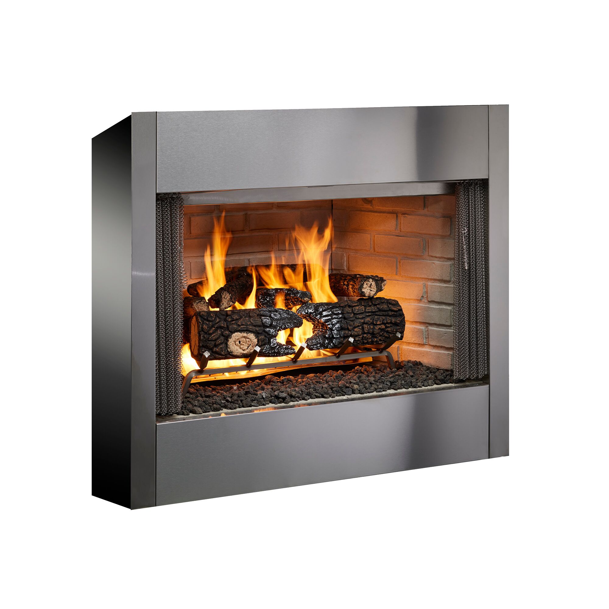 Villawood 42" Outdoor Wood Fireplace | Majestic ODVILLA-42