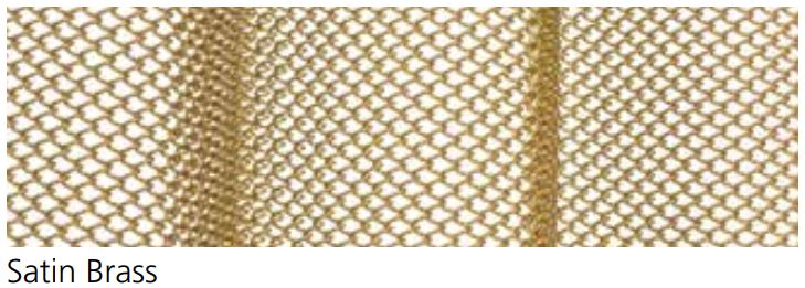 Brass Mesh Coil Curtain has High Rust, Fire and Mildew Resistance