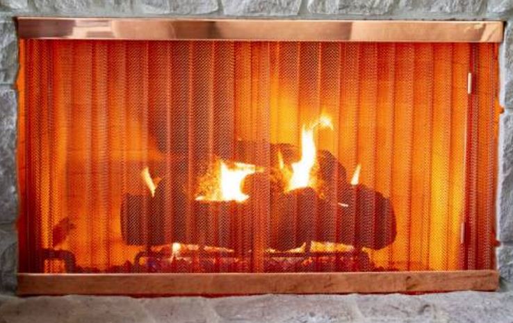 Custom Metal Mesh Fireplace Screens & Replacement Parts - American-Made,  Indoor/Outdoor Fireplace Screens in Copper, Brass, Aluminum, Stainless  Steel & More from Cascade Coil Drapery