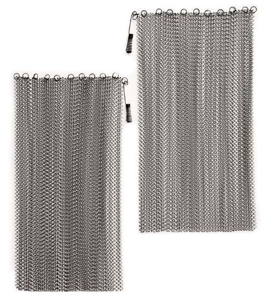 AUNMAS Fireplace Mesh Screen Curtain, Stainless Steel Spark Guard with  Scroll Design Replacement Screens Accessory for Stove and Fireplace (24 *  22in) - Yahoo Shopping