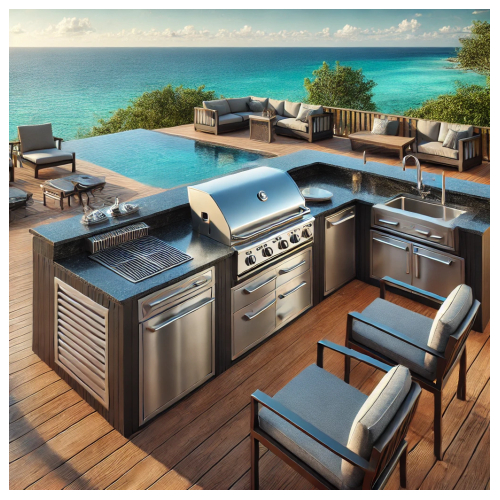 Creative Outdoor Kitchen Island Ideas