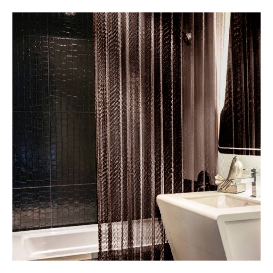 bronze shower curtain rail
